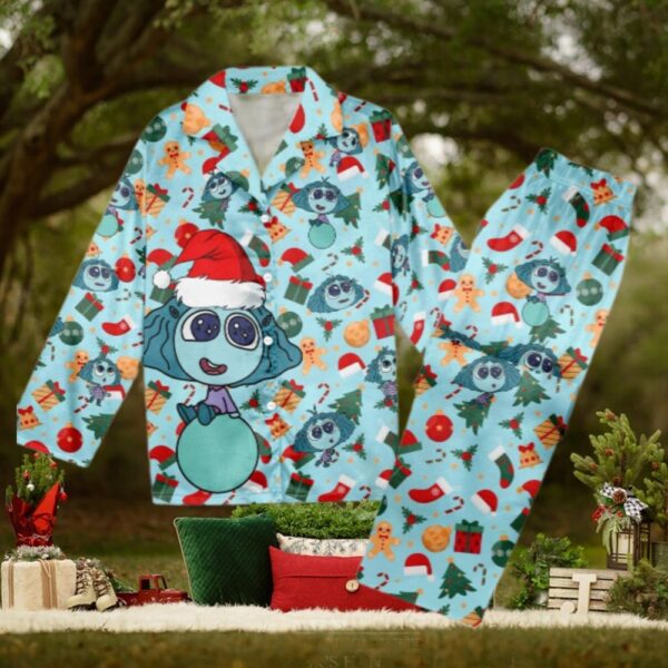 Envy Inside Out Christmas Pajamas, Inside Out 2 Xmas Holiday Pajamas Set