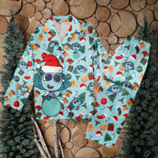 Envy Inside Out Christmas Pajamas, Inside Out 2 Xmas Holiday Pajamas Set