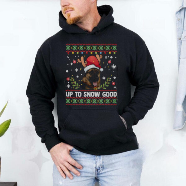 German Shepherd Dog Reindeer Ugly Christmas German Shepherd T Shirt