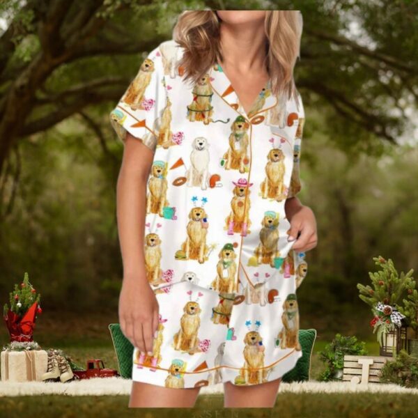 Golden Retriever Role Play Pajama Set