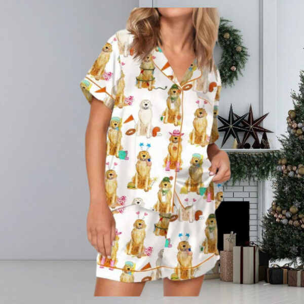 Golden Retriever Role Play Pajama Set