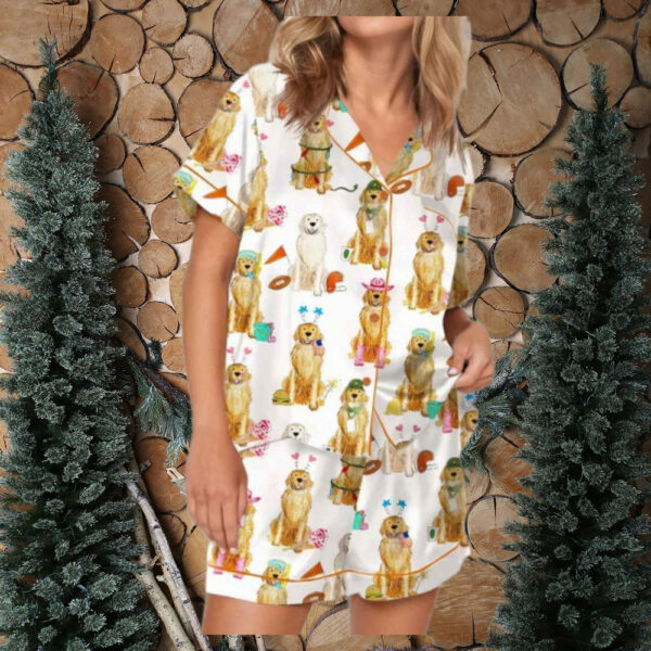 Golden Retriever Role Play Pajama Set