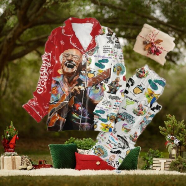 Jimmy Buffett Christmas Pajamas Set