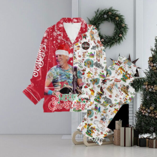 Jimmy Buffett Merry Christmas Button Down Pajamas Set