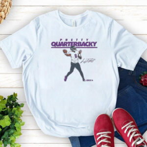 Lamar Jackson Pretty Quarterbacky Baltimore Ravens T Shirts