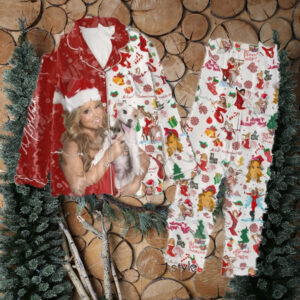 Mariah Season Merry Christmas Pajamas Set