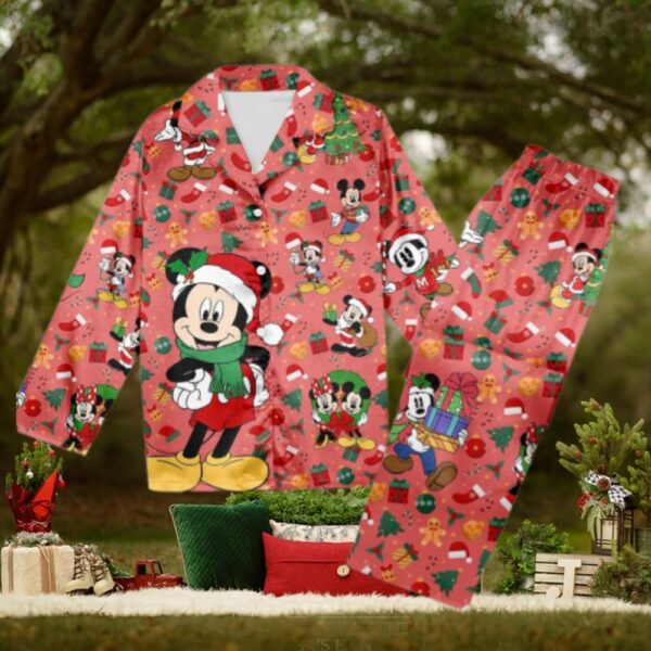 Mickey Mouse Christmas Pajamas, Mickey Mouse Christmas Pajama Set Gift