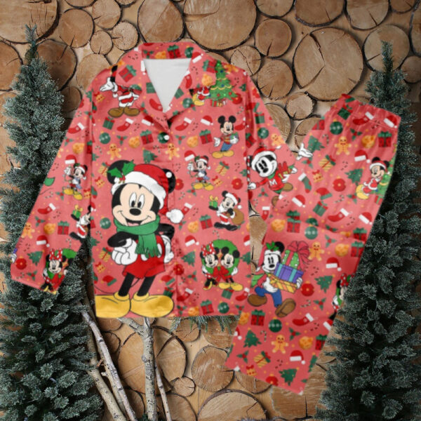 Mickey Mouse Christmas Pajamas, Mickey Mouse Christmas Pajama Set Gift