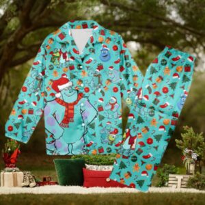 Monster Inc Sully Christmas Pajamas, Monster Inc Christmas Pajama Set Gift