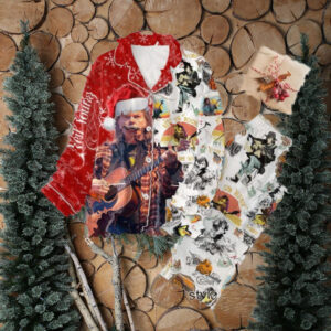 Neil Young Keep On Rockin In The Free Word Christmas 2024 Button Down Pajamas Set