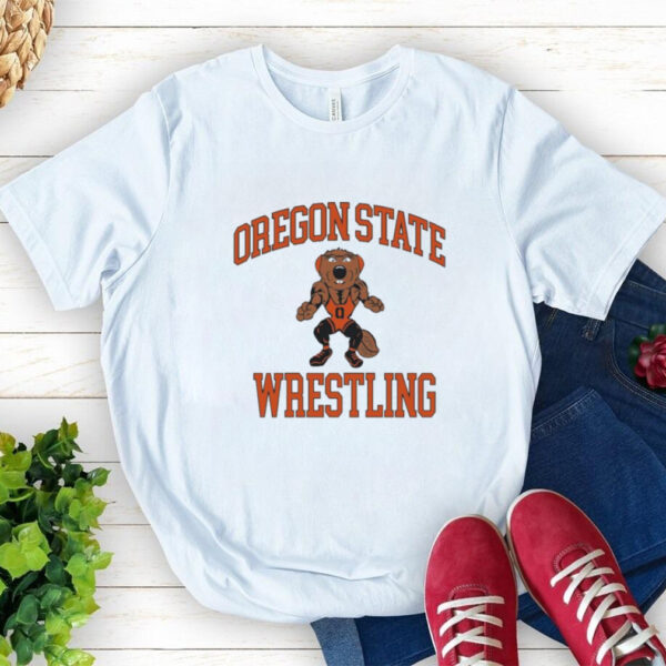 Oregon State Beavers Wrestling Beaver T Shirt