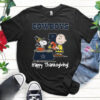 Peanuts Dallas Cowboys Football Happy Thanksgiving T Shirt