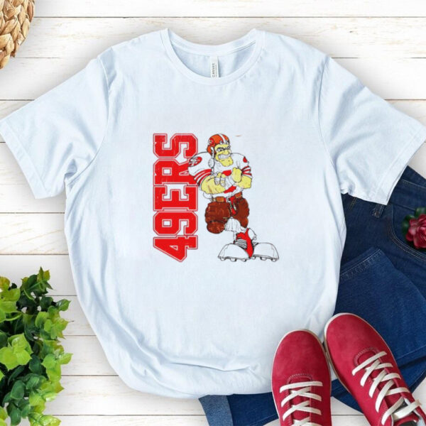 San Francisco 49ers mascot retro shirt