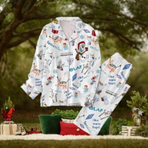 Santa Olaf Christmas Pajamas Set