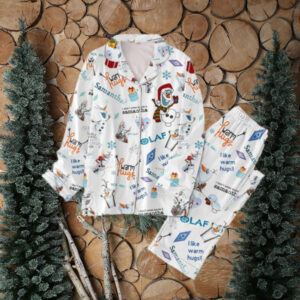 Santa Olaf Christmas Pajamas Set