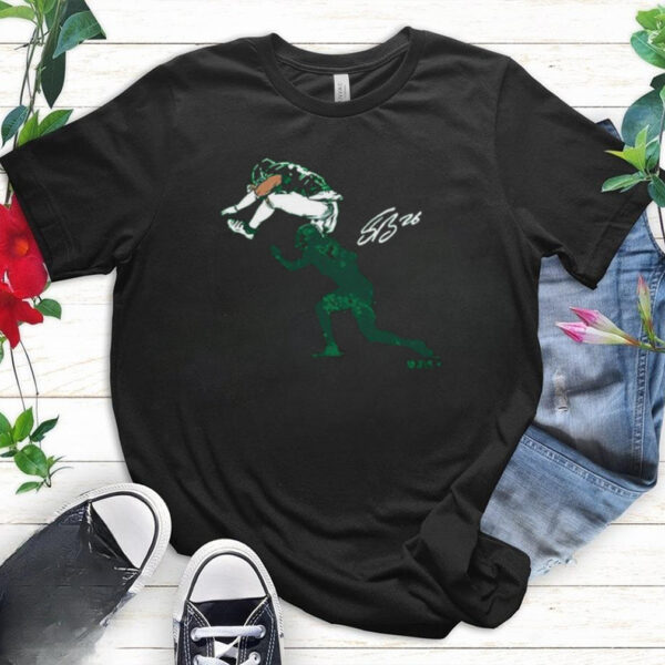 Saquon Barkley The Reverse Hurdle Philadelphia Eagles T Shirts