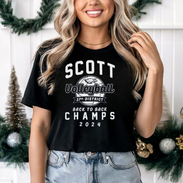 Scott Volleyball Back to Back Champs Shirt