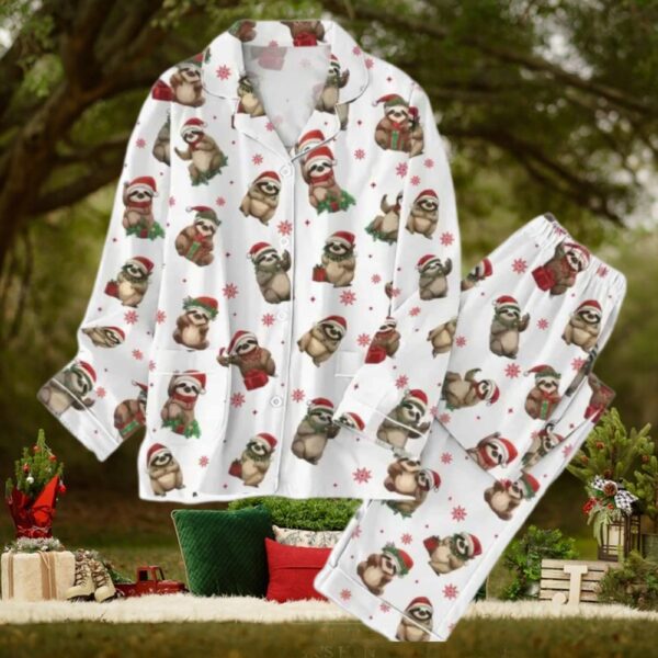 Sloth Christmas Pajama Set