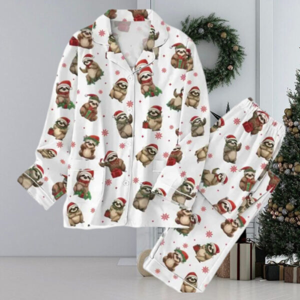 Sloth Christmas Pajama Set