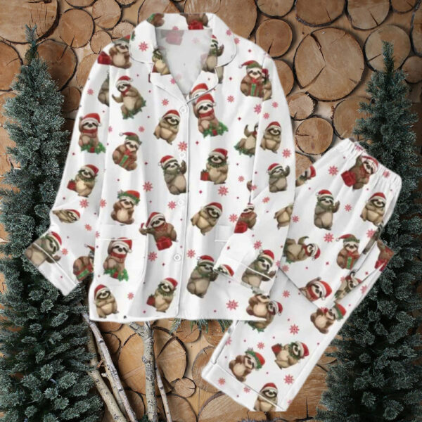 Sloth Christmas Pajama Set