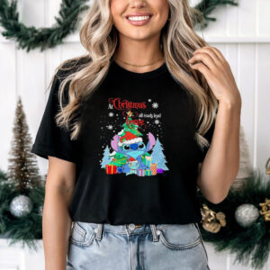 Stitch at Christmas all roads lead to home shirt