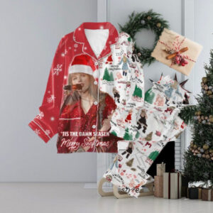 Taylor Swift ‘Tis The Damn Seasen Merry Swiftmas Pajamas Set