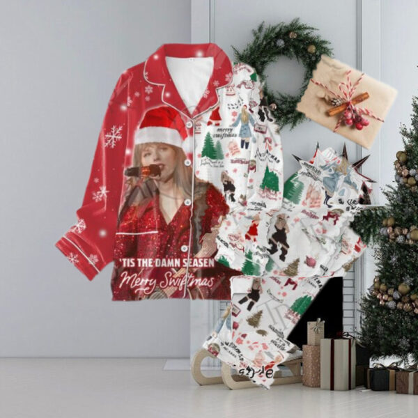 Taylor Swift ‘Tis The Damn Seasen Merry Swiftmas Pajamas Set