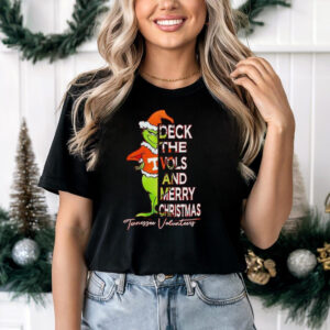 Tennessee Volunteers Grinch deck the Vols and Merry Christmas shirt