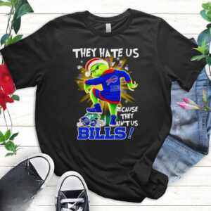 They hate us because they ain’t us Buffalo Bills Grinch stomp on Jets Christmas shirt