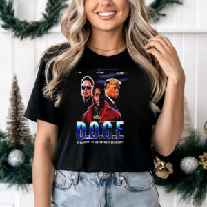 Trump Elon Musk Antonio Brown Doge Department Of Government Efficiency T Shirts