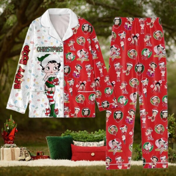 Betty Boop Christmas Family Pajamas Set