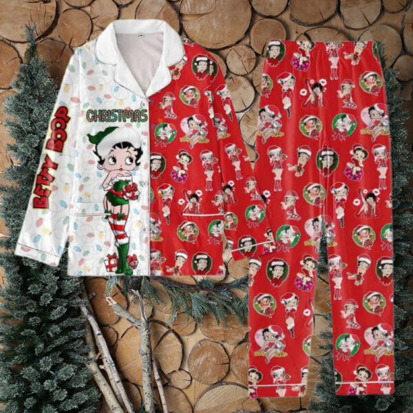 Betty Boop Christmas Family Pajamas Set