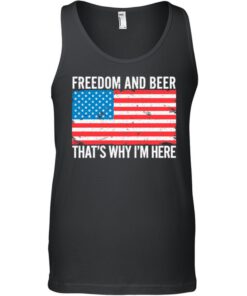 American Flag Freedom And Beer Thats Why Im Here shirt 4