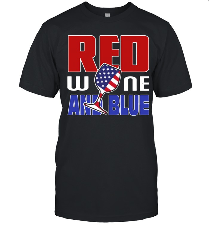 American red wine and blue shirt 1