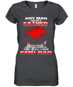 Any man can be a father but it takes someone special to be a SMU Dad shirt 2