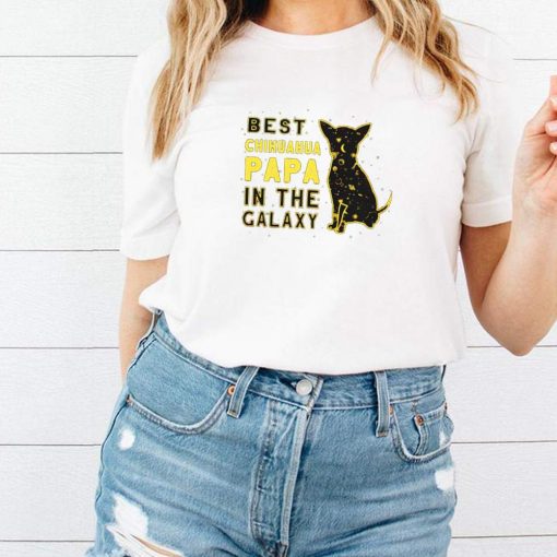 Best Chihuahua Papa in the Galaxy Star Wars shirt 1