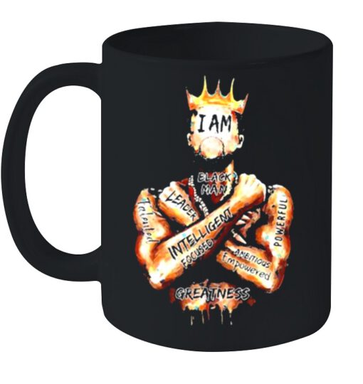 Black King i am black man leader intelligent focus shirt