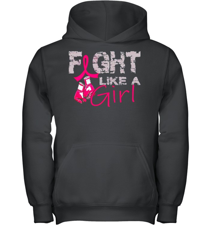 Breast Cancer fight like a girl shirt 4