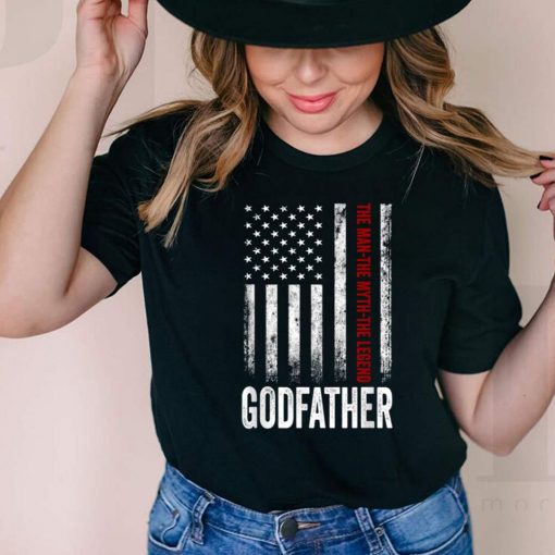 Godfather The Man The Myth The Legend US Flag shirt 2