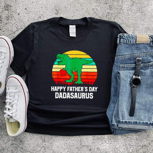 Happy Fathers day dadasaurus shirt 1