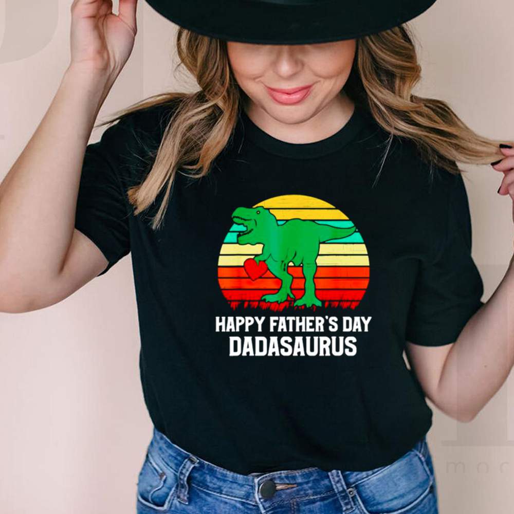 Happy Fathers day dadasaurus shirt 3