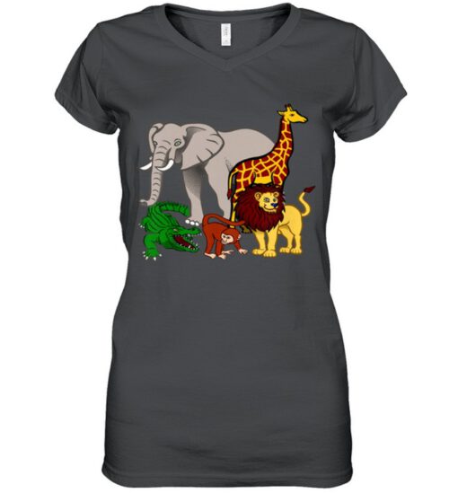 Kinder Geschenk fur Kinder Safari Tierfreunde shirt 1