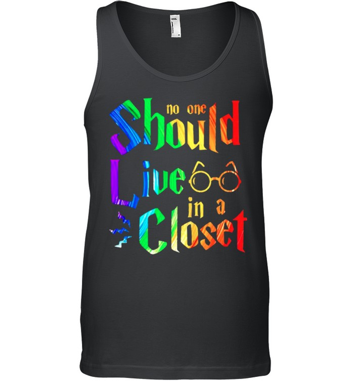 LGBT Harry Potter no one should live in a closet shirt 1