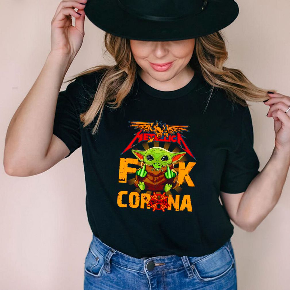 Metallica Baby Yoda fuck corona shirt