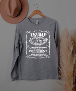 Trump old no 45 brand United States president shirt