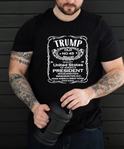 Trump old no 45 brand United States president shirt