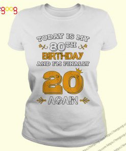 2020 Leap Year Birthday 80 Years Old Leapling Gift T-Shirt