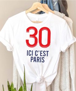 30 Lionel Messi Ici Cest Paris shirt