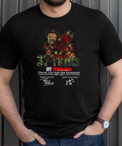 37 Years Off Nightmare On Elm Street 1984 2021 Thank You For The Memories Signatures T shirt