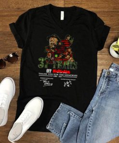 37 Years Off Nightmare On Elm Street 1984 2021 Thank You For The Memories Signatures T shirt